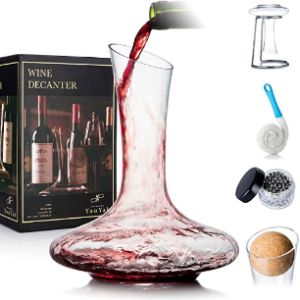 New Pacific Youyah Bambeco Wine Decanter